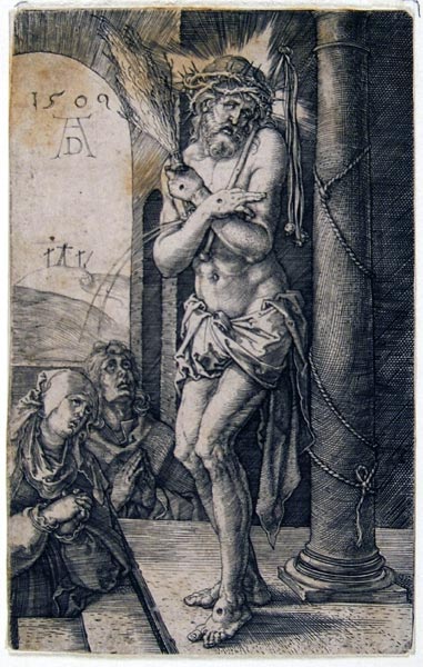 D?rer Albrecht - Cristo alla colonna (dalla serie: La Piccola Passione)